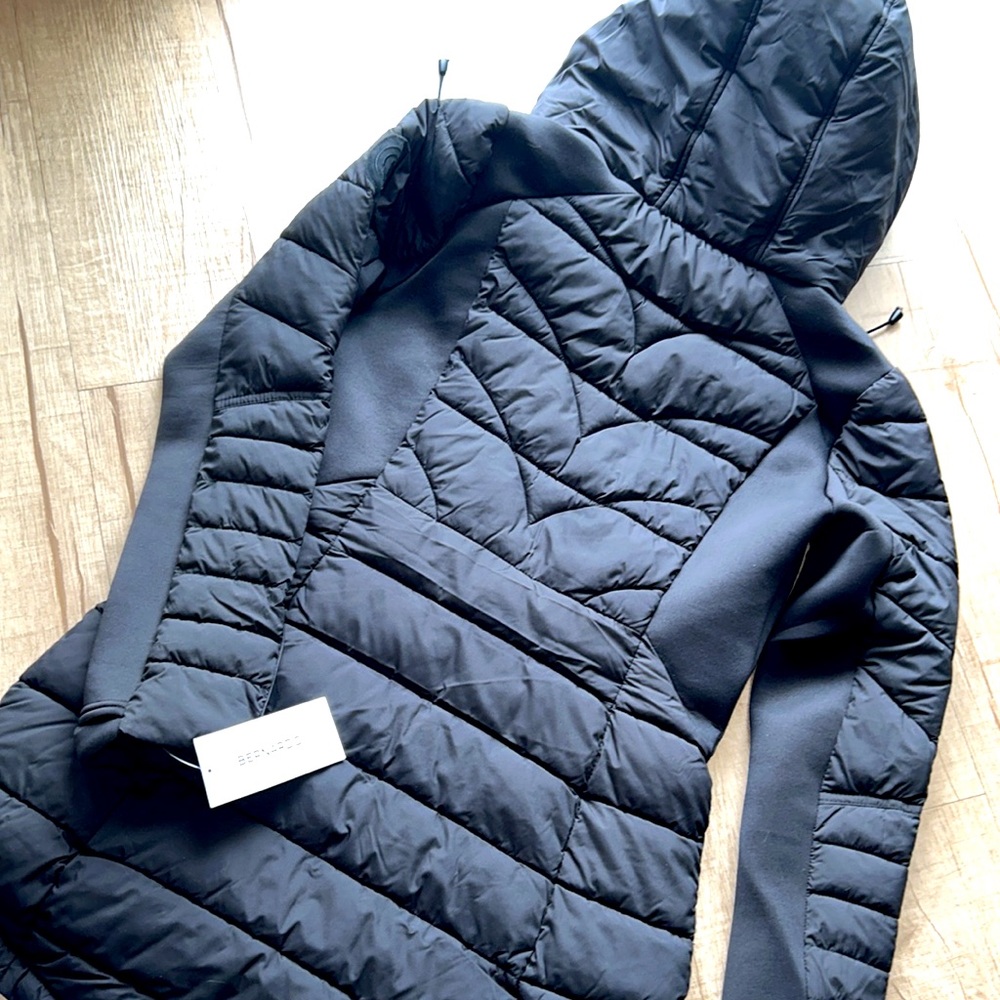 Bernardo NWT Packable EcoPlume Hooded Walker Coat, XS - Picture 10 of 11